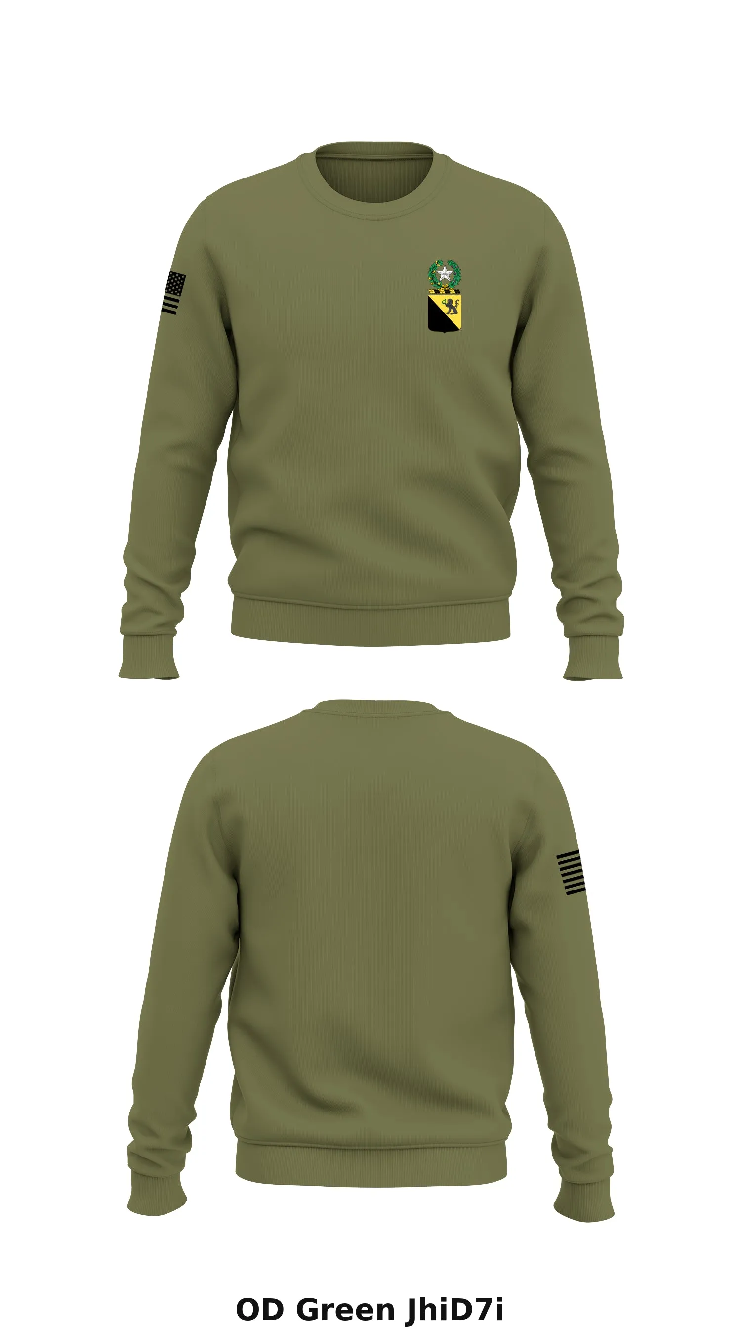 1-124 Cav Store 1 Core Men's Crewneck Performance Sweatshirt - JhiD7i