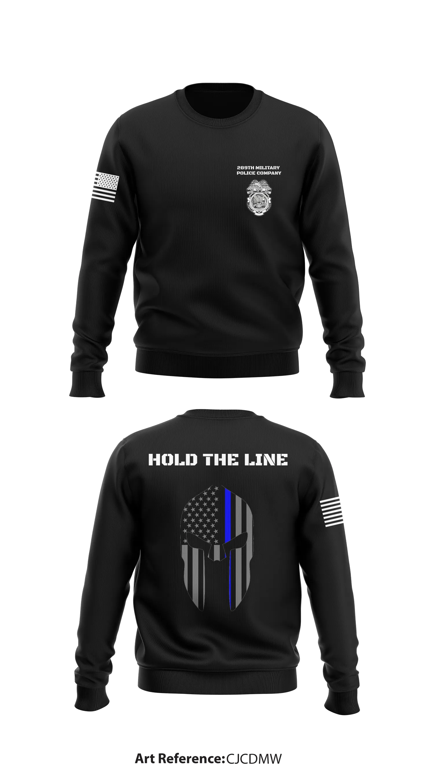 289th Military Police Company  Store 1 Core Men's Crewneck Performance Sweatshirt - cJCDmw