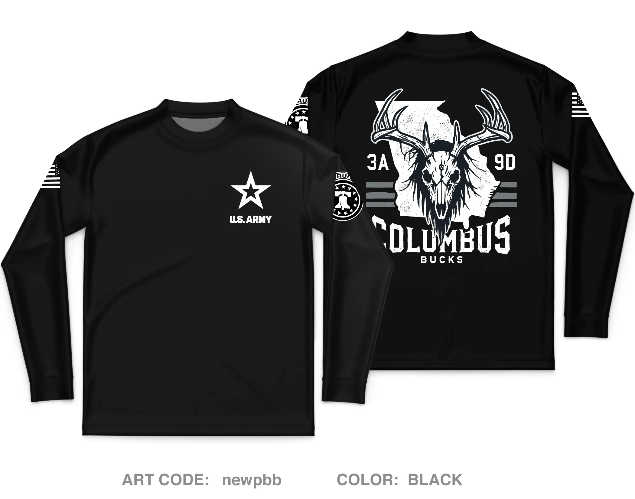 3A9D Core Men's LS Performance Tee - newpbb