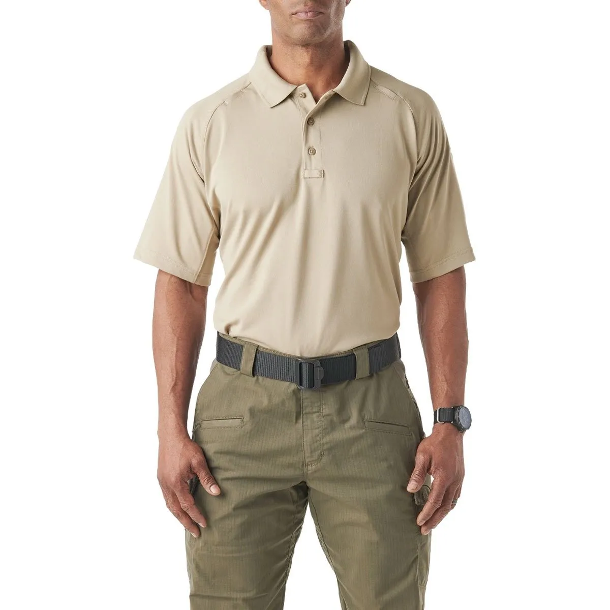 5.11 Tactical Performance Short Sleeve Polo Silver Tan