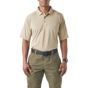 5.11 Tactical Performance Short Sleeve Polo Silver Tan