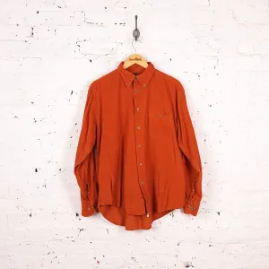 90s Corduroy Shirt - Orange - L
