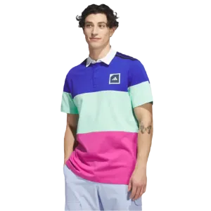 Adicross Block Golf Polo Shirt - Blue