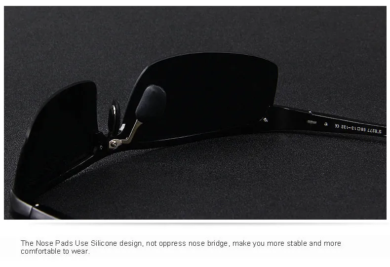 Aluminium Rimless Polarized Sunglasses S8277