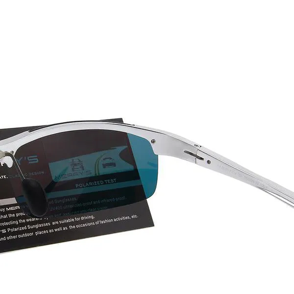 Aluminium Rimless Polarized Sunglasses S8277