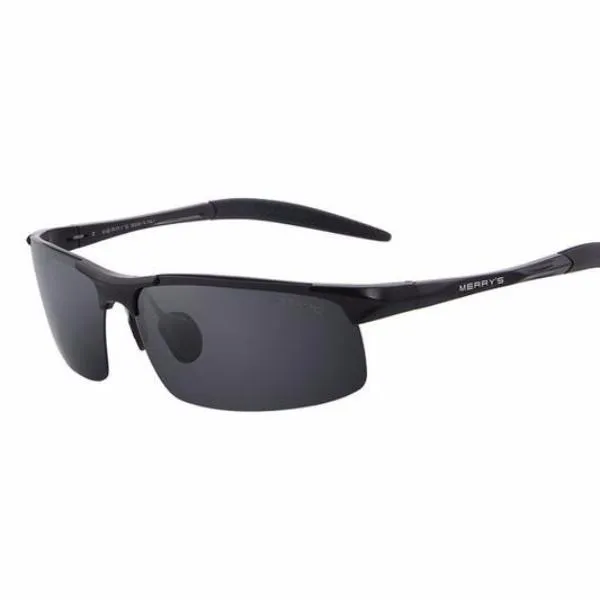 Aluminium Rimless Polarized Sunglasses S8277