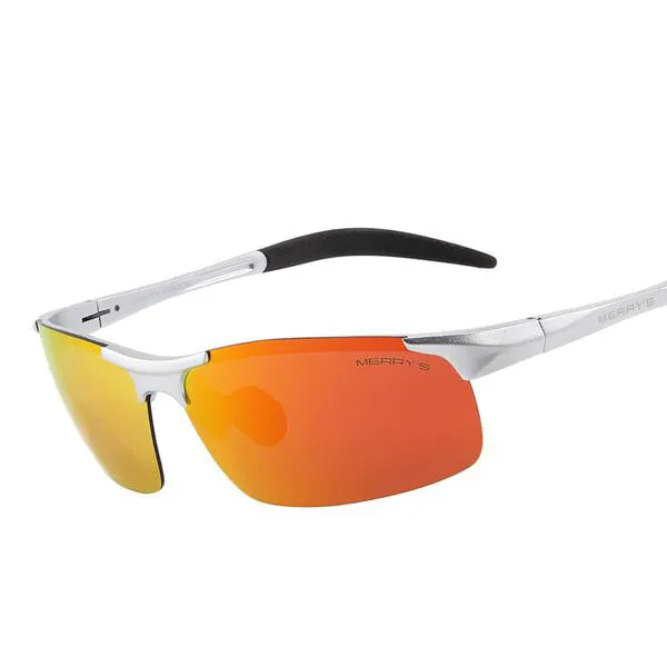 Aluminium Rimless Polarized Sunglasses S8277