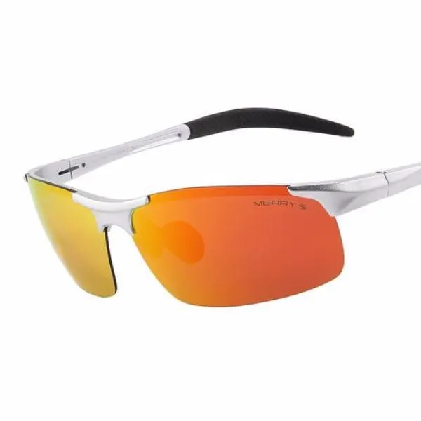 Aluminium Rimless Polarized Sunglasses S8277