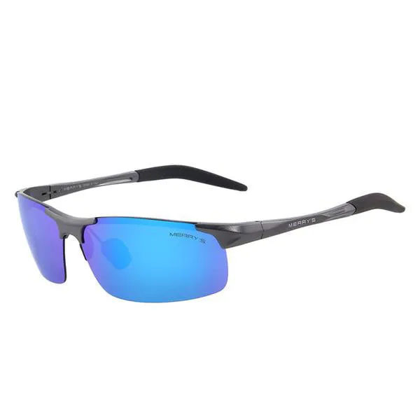 Aluminium Rimless Polarized Sunglasses S8277
