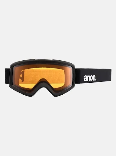 ANON Helix 2.0 Low Bridge goggles - Black w/ Sunny Red