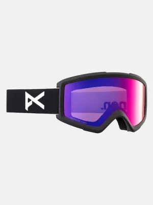 ANON Helix 2.0 Low Bridge goggles - Black w/ Sunny Red