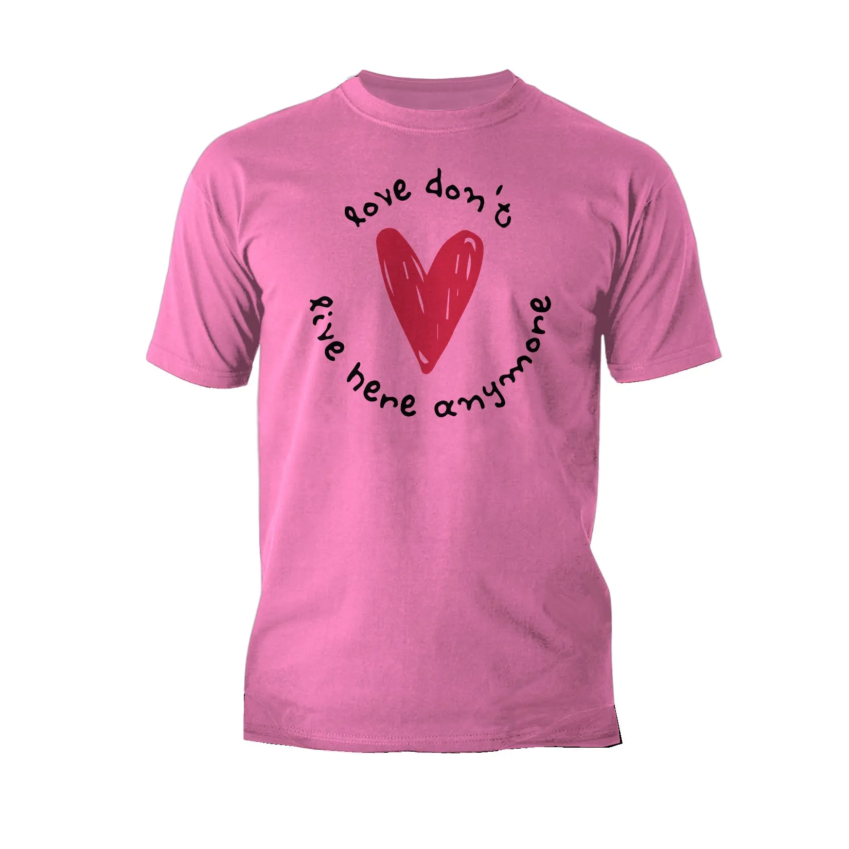Anti Valentine Love Don't Live Here Men's T-shirt