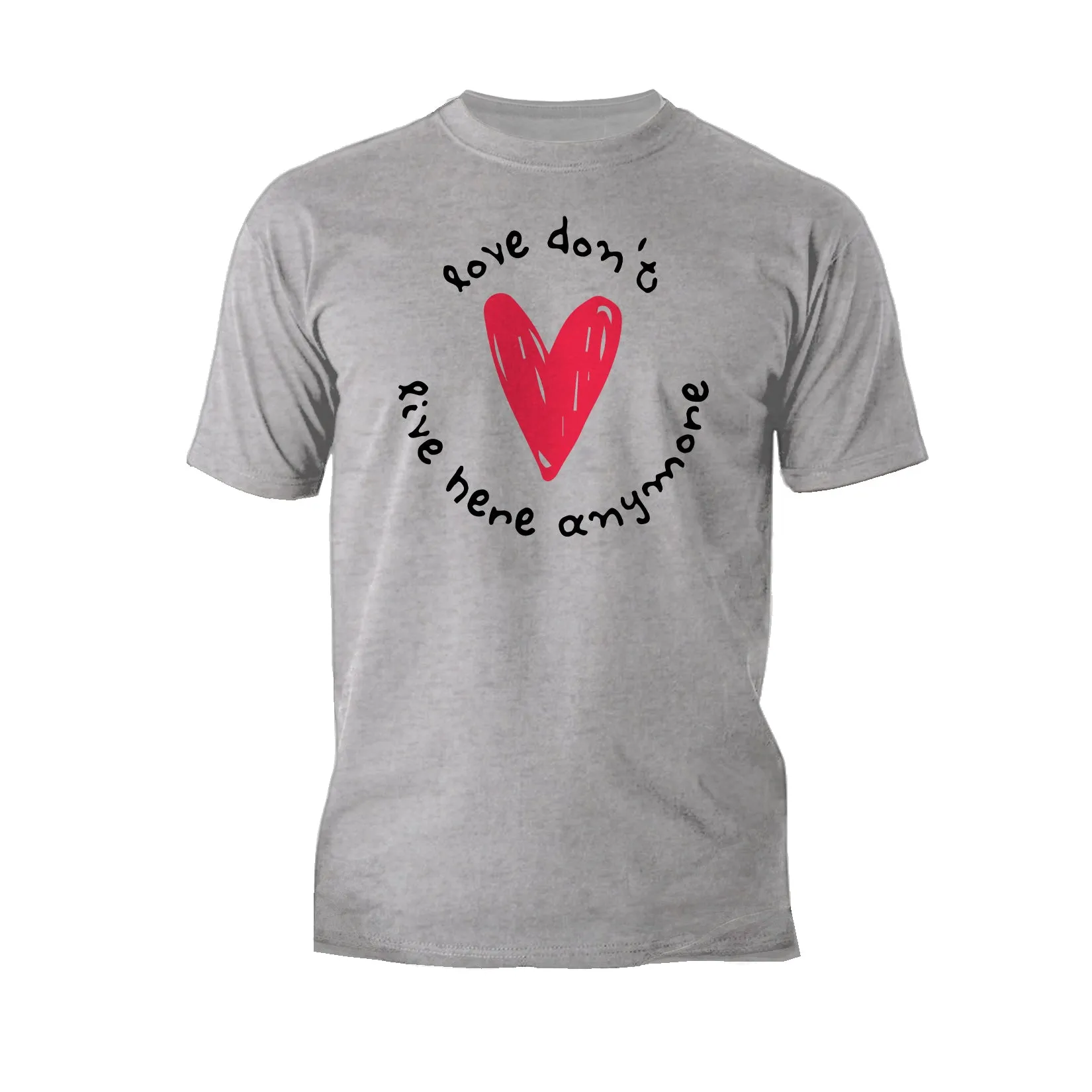 Anti Valentine Love Don't Live Here Men's T-shirt