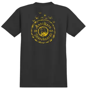 Antihero T-Shirt Pigeon Motion - Charcoal Grey