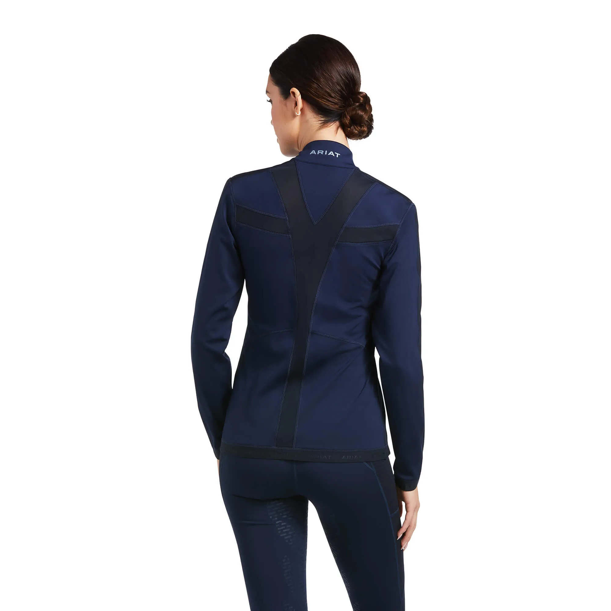Ariat Ladies Ascent Full Zip Sweatshirt Navy