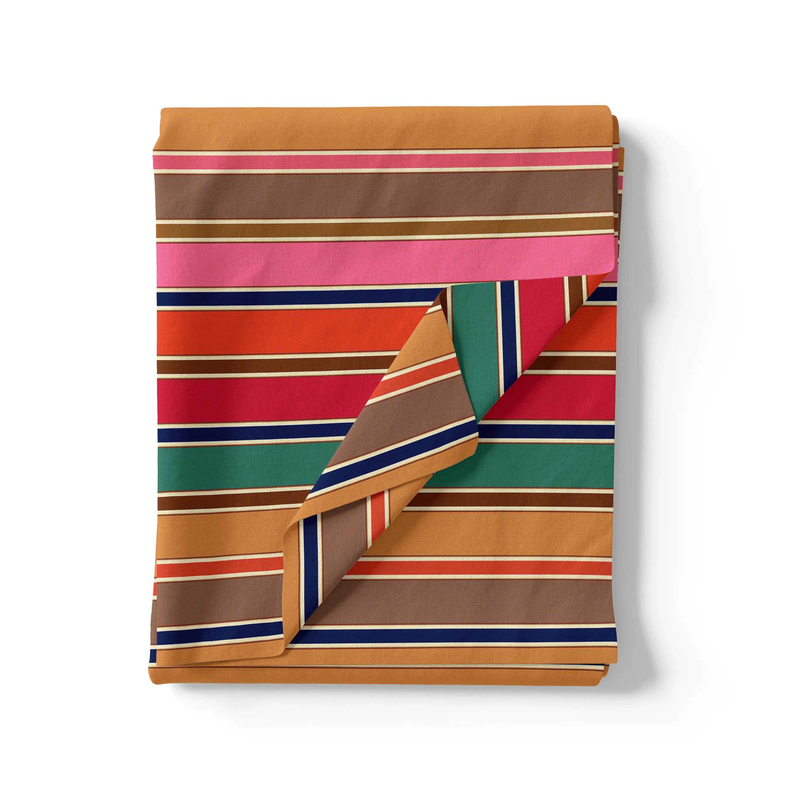 Attractive Hairline Strips Digital Printed Fabric