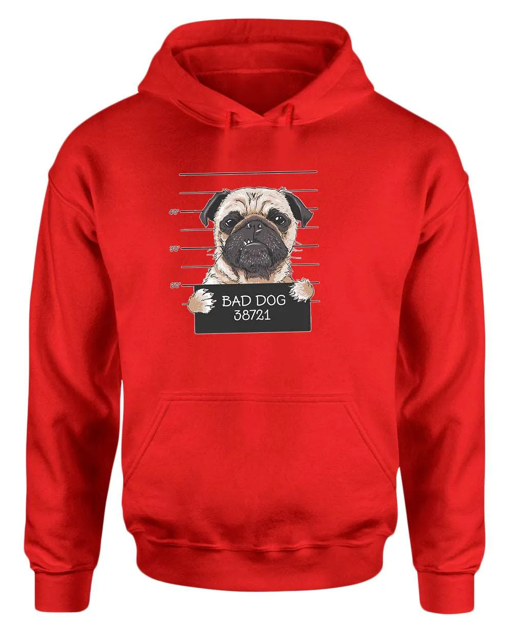 Bad dog funny hoodie, dog lover hoodie