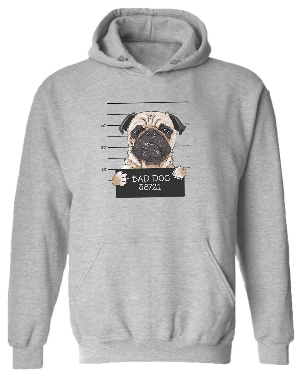 Bad dog funny hoodie, dog lover hoodie