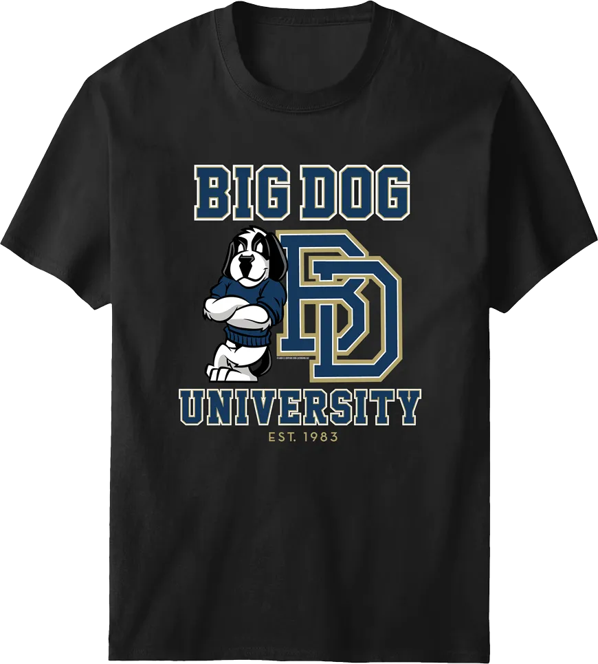 Bd University Navy Gold T-shirt