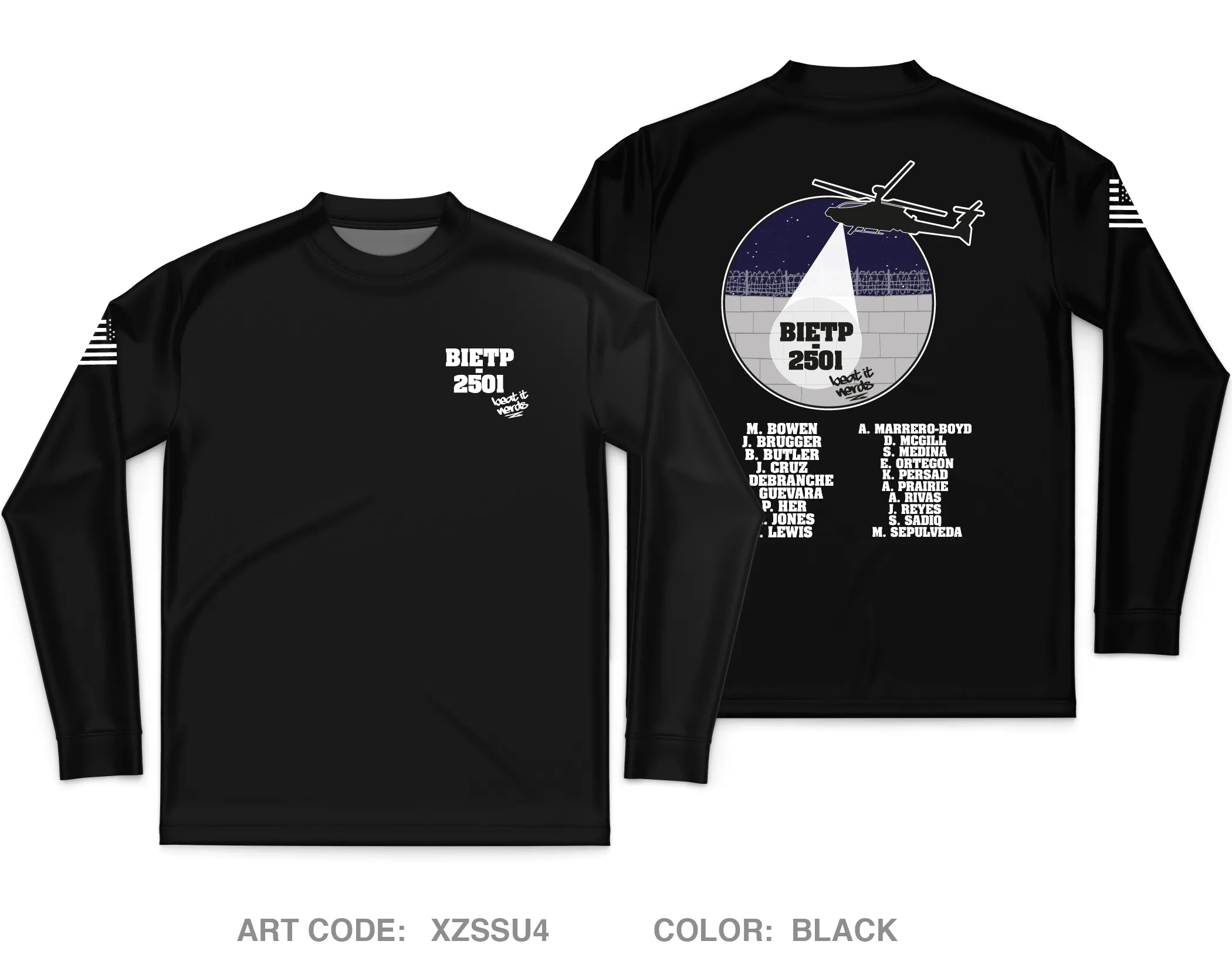 BIETP-2501 Core Men's LS Performance Tee - XZSSU4