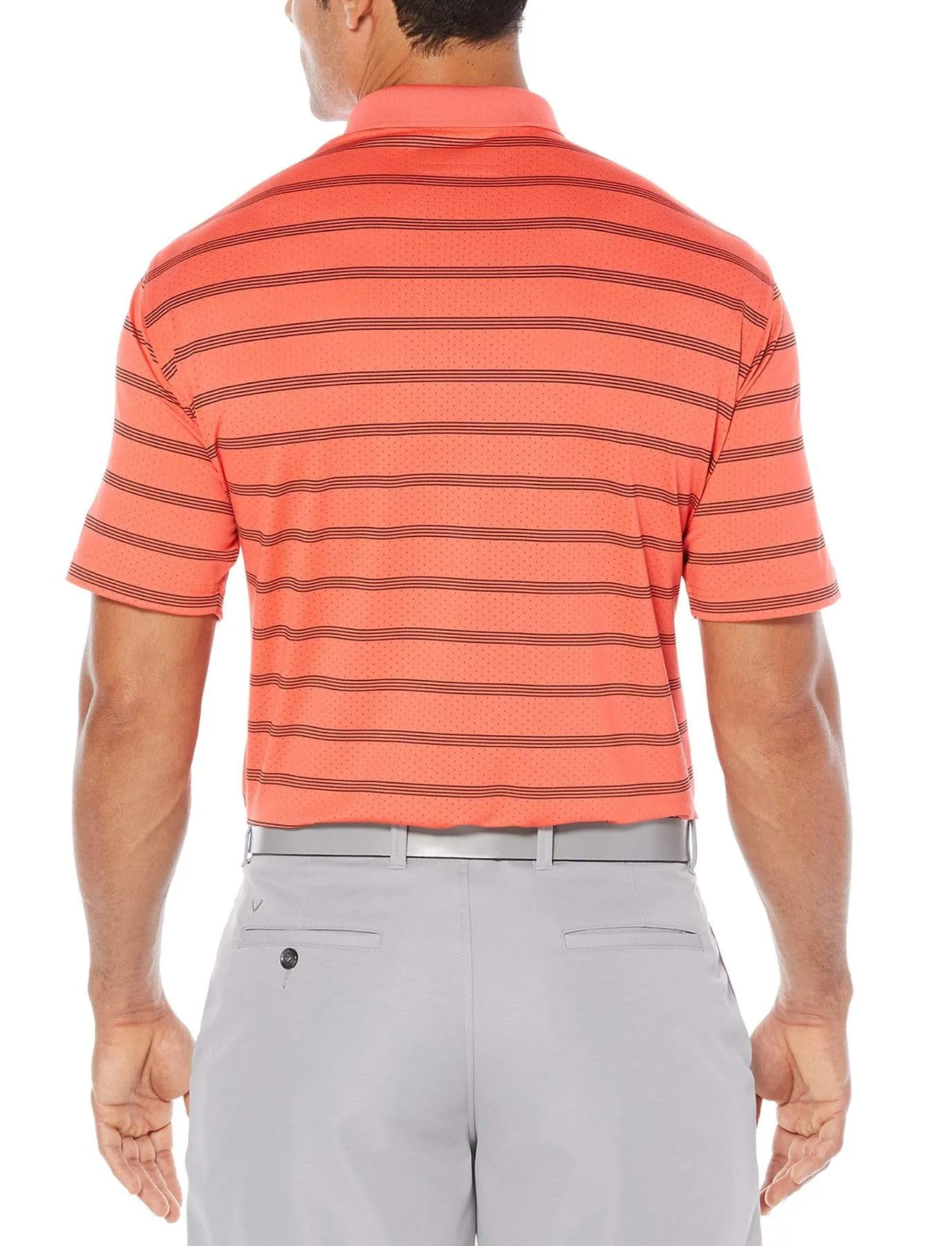 Big & Tall Opti-Dri Striped Polo