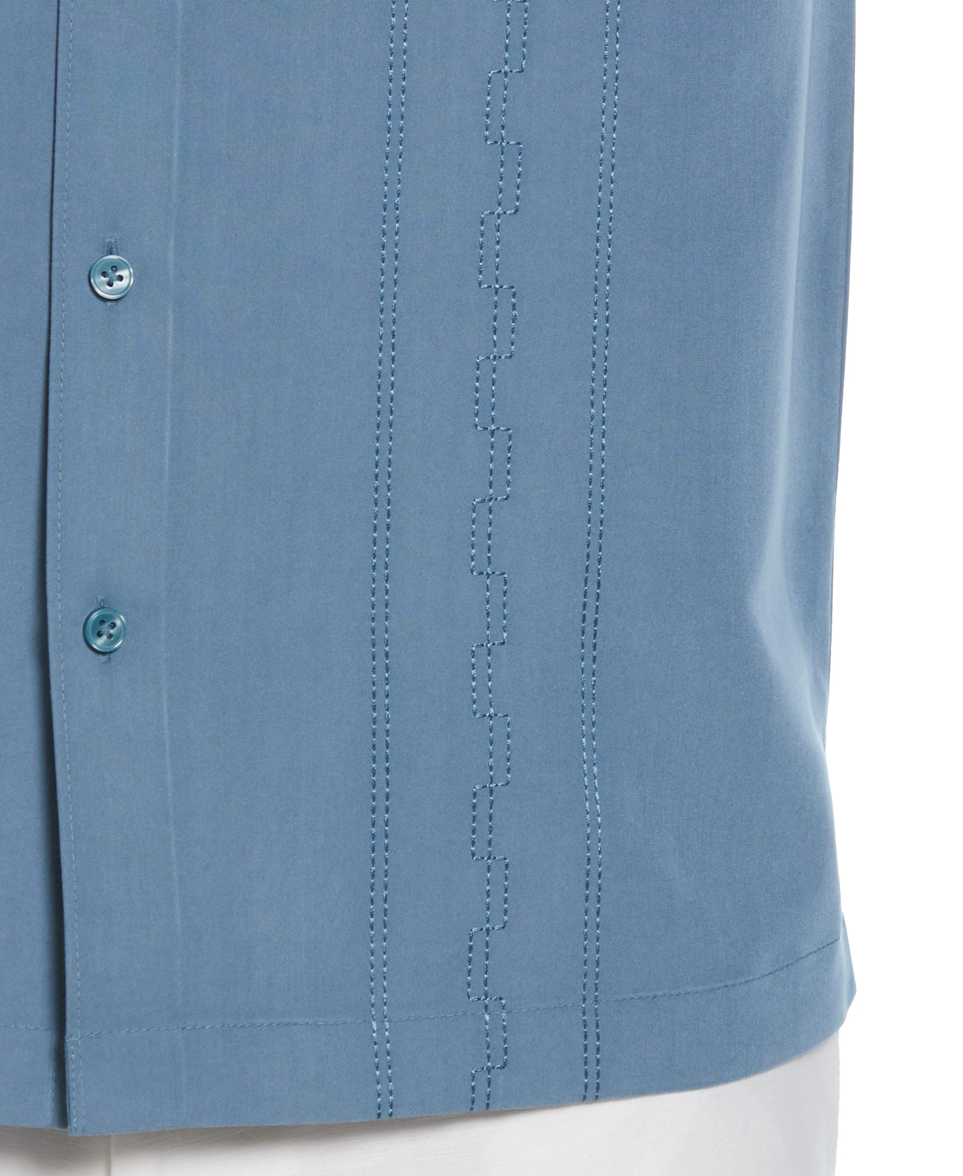Big & Tall Wide Embroidered Panel Shirt