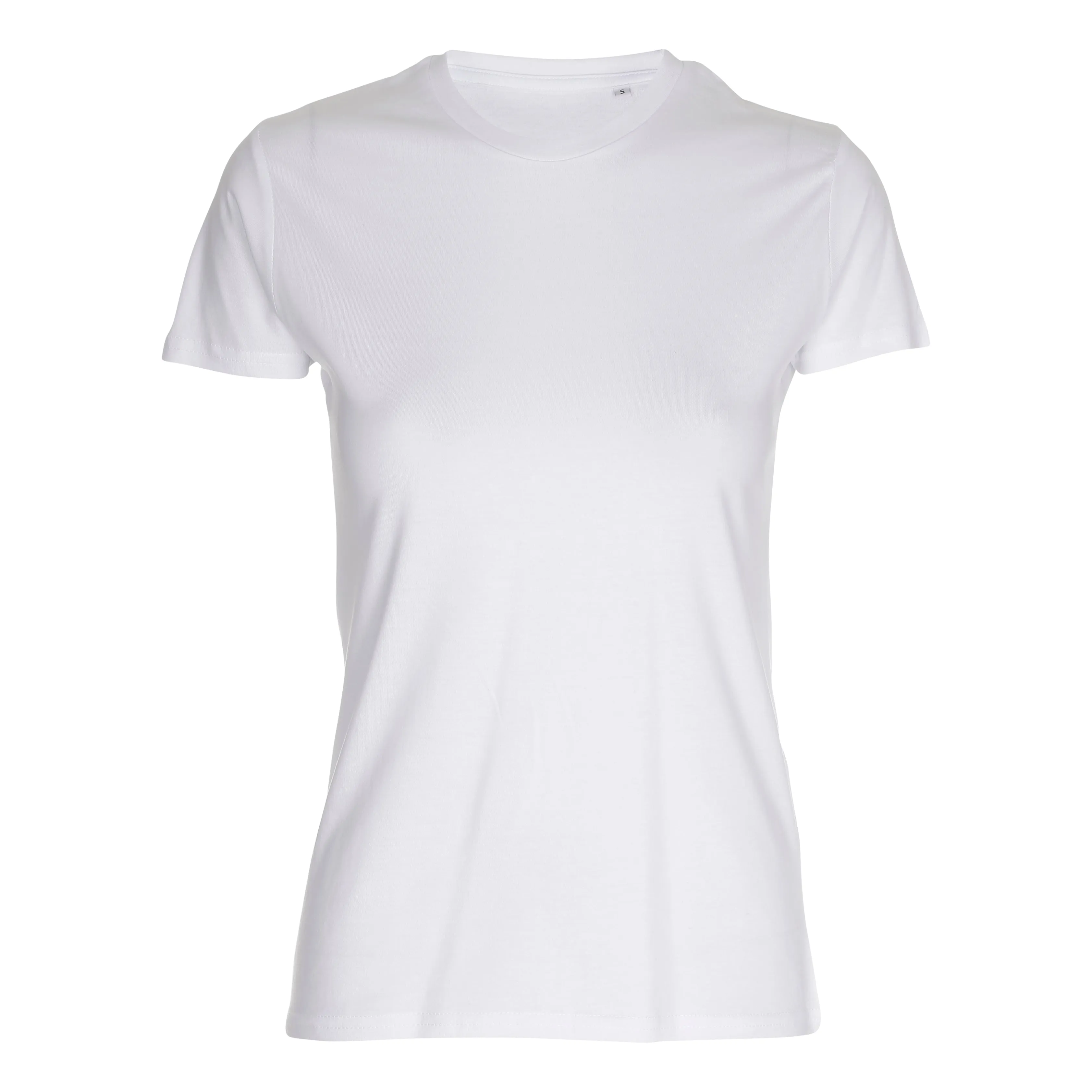 Blank - Lady Fitted Organic - T-shirts - White