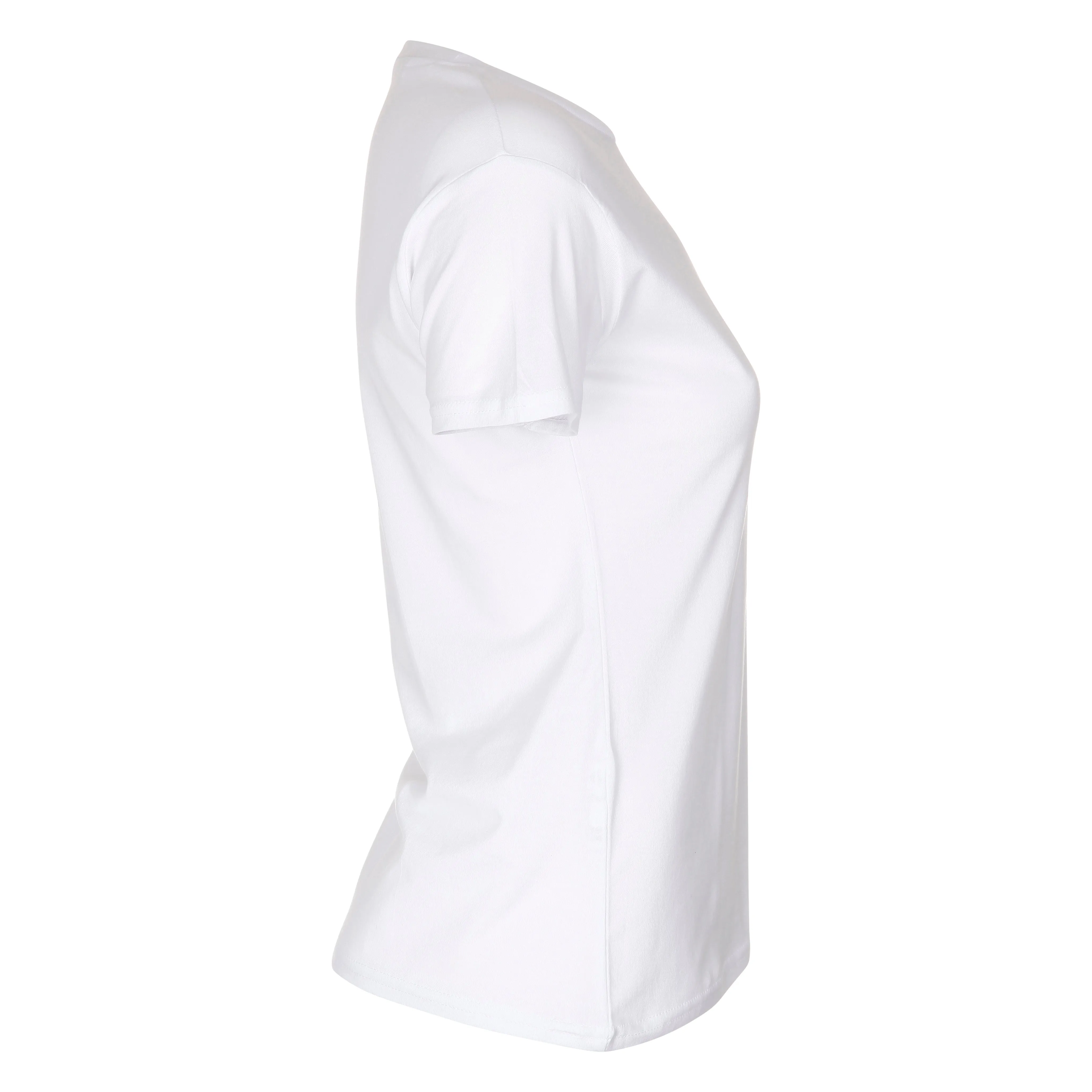 Blank - Lady Fitted Organic - T-shirts - White