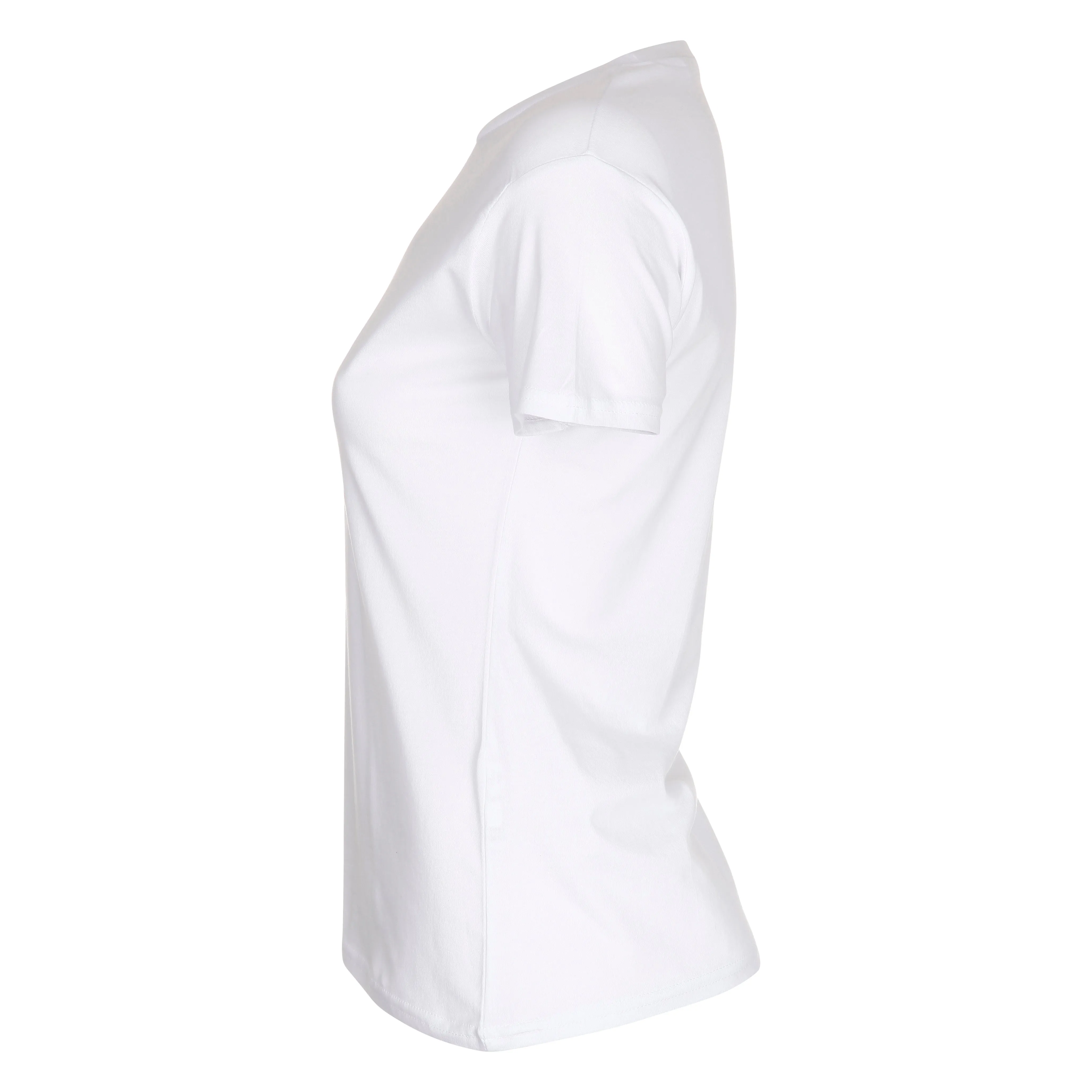 Blank - Lady Fitted Organic - T-shirts - White