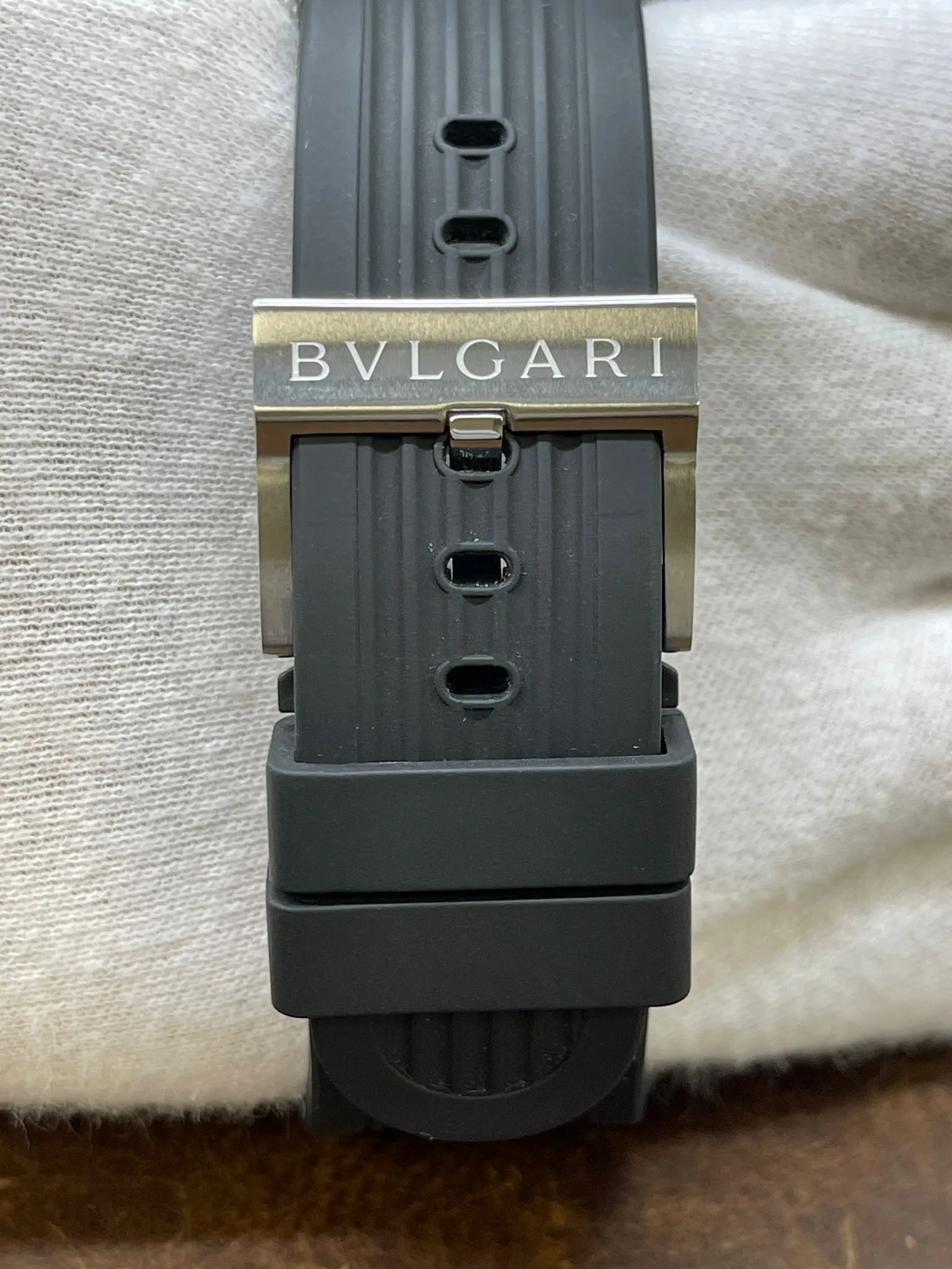 Bulgari Daniel Roth Endurer Chronosprint BRE56SCHS Black Dial Automatic Men's Watch