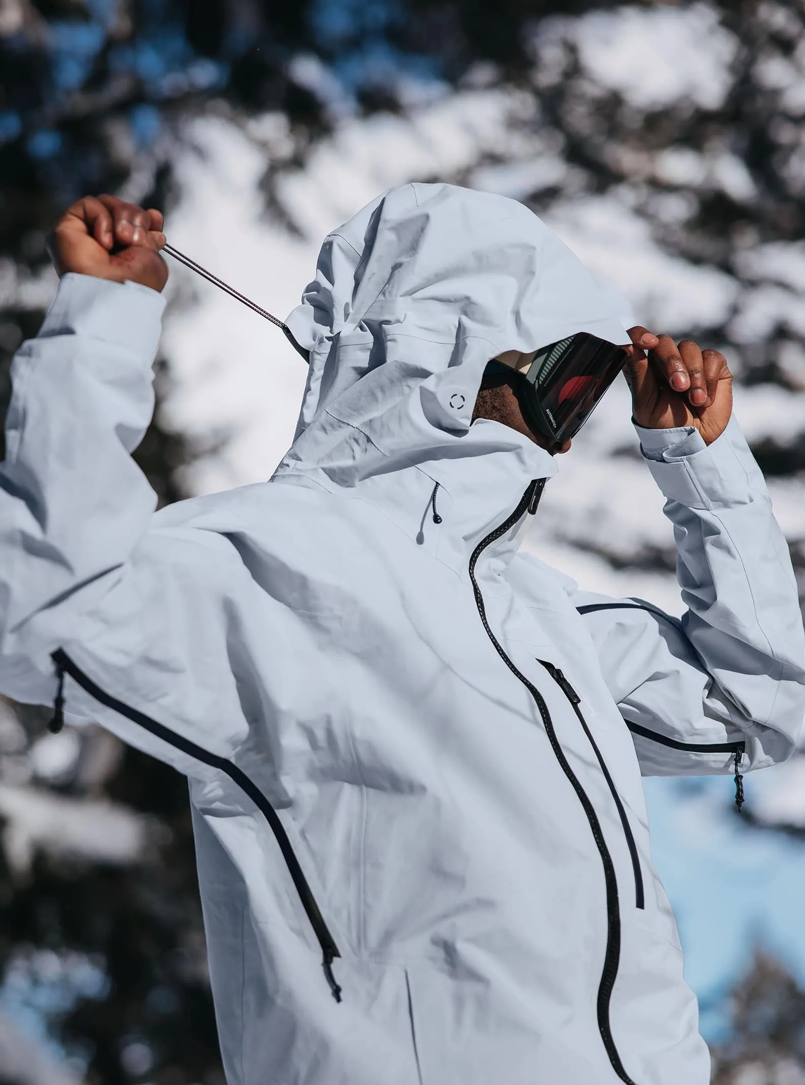 BURTON AK Cyclic Gore-Tex jacket - Mens - Grey Cloud