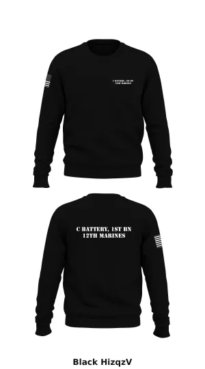 C Battery, 1st BN 12th Marines Store 1 Core Men's Crewneck Performance Sweatshirt - HizqzV