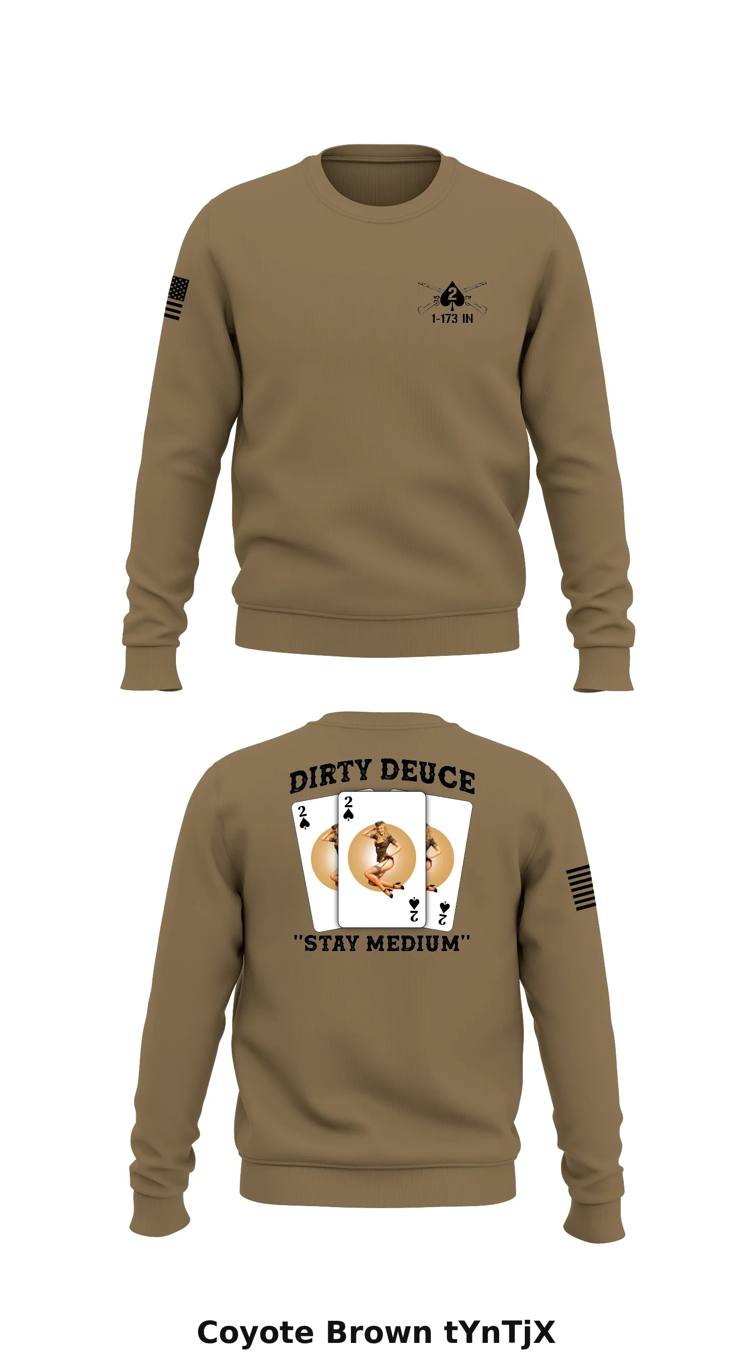 C CO 1-173rd IN Store 1 Core Men's Crewneck Performance Sweatshirt - tYnTjX