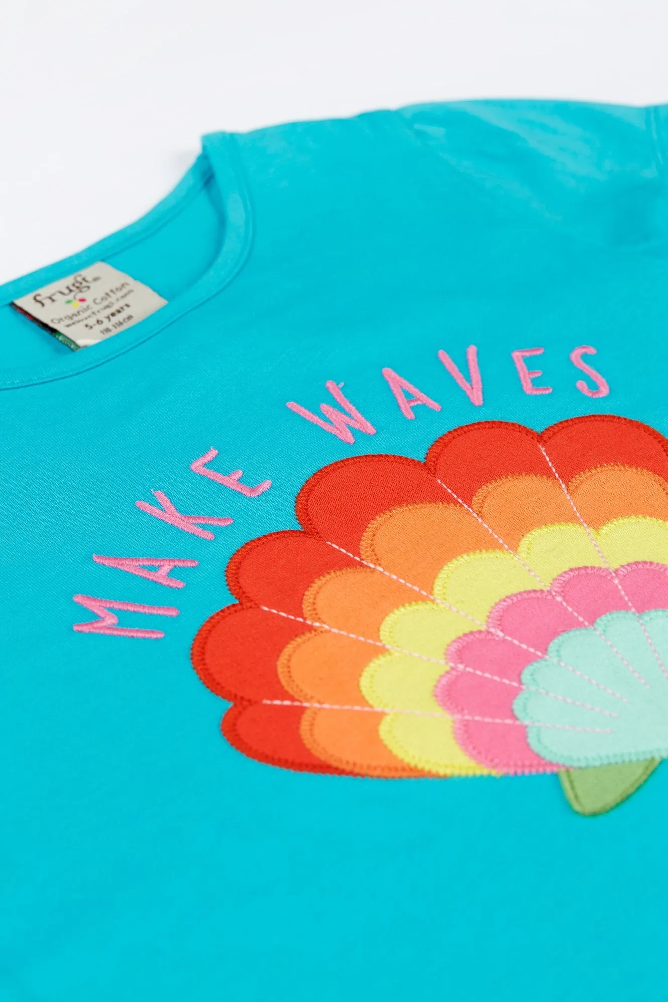 Cassia Shell Applique Short Sleeve Shirt