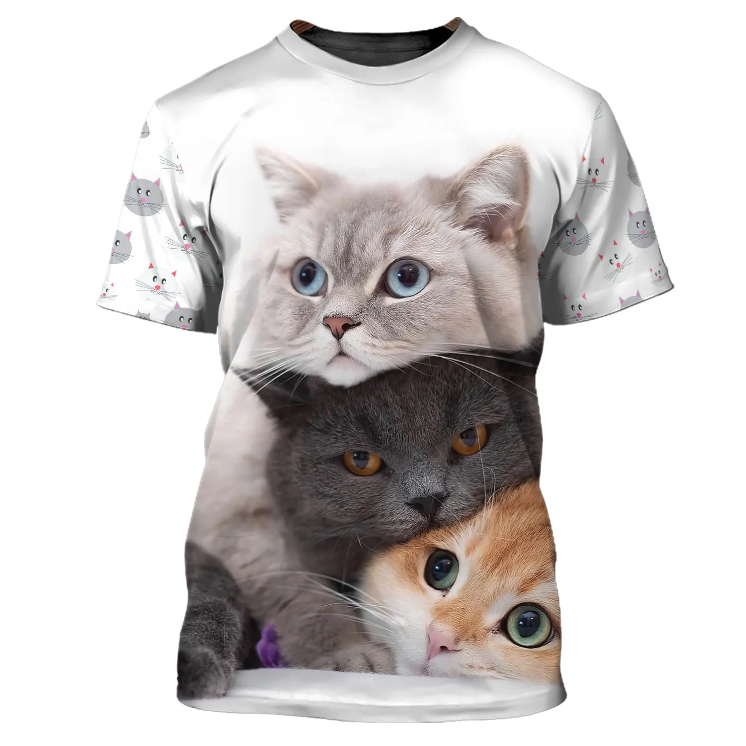 Cat 3D Full Print Shirts Cats Shirts NBTT 00