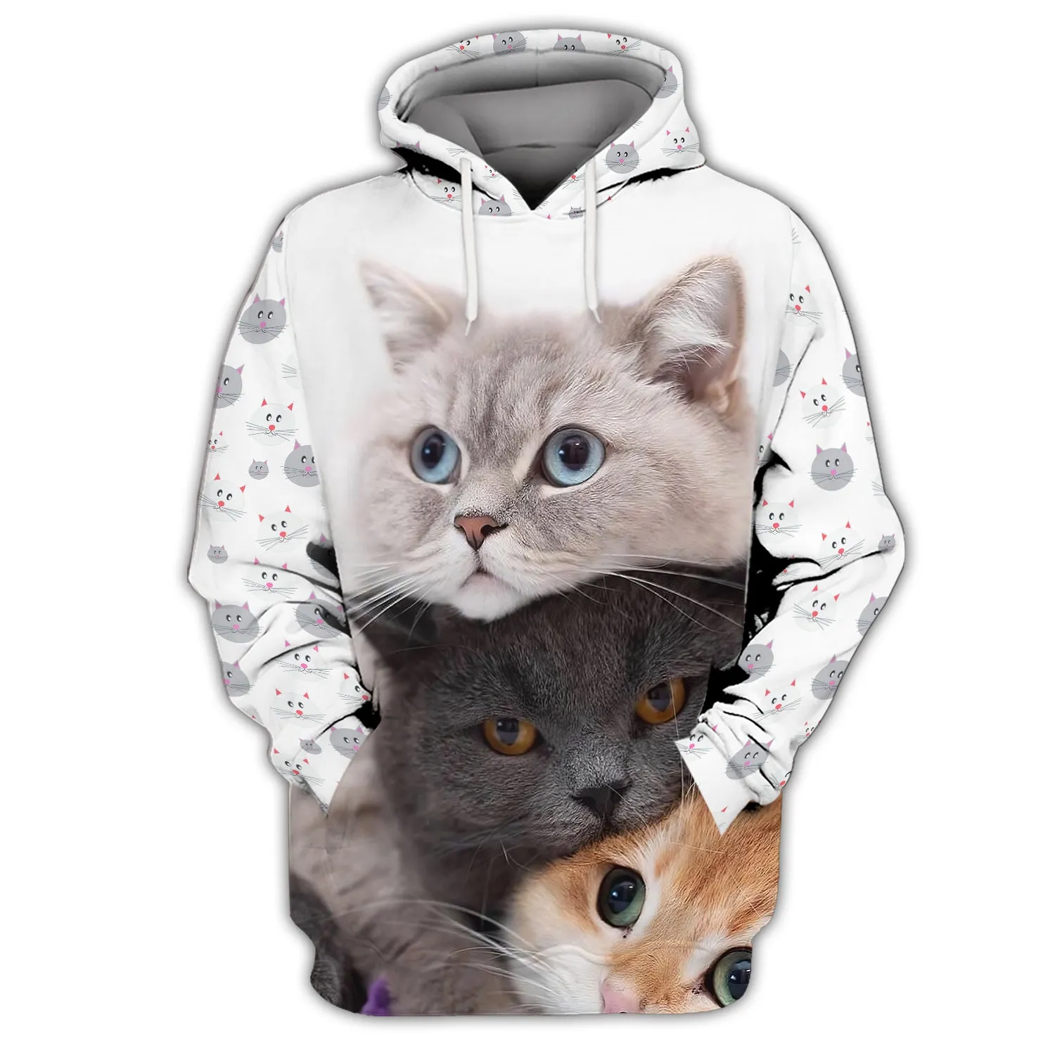 Cat 3D Full Print Shirts Cats Shirts NBTT 00