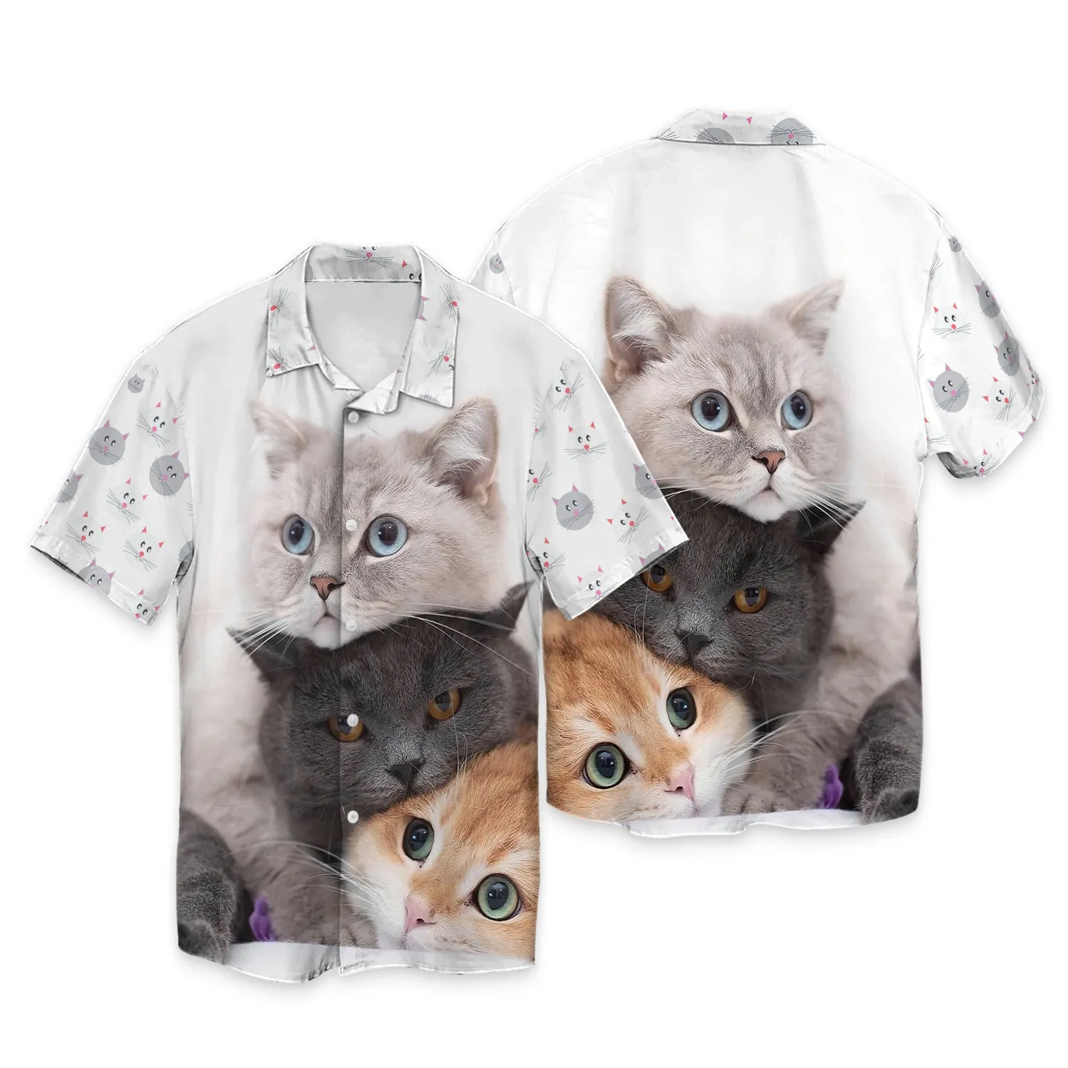 Cat 3D Full Print Shirts Cats Shirts NBTT 00