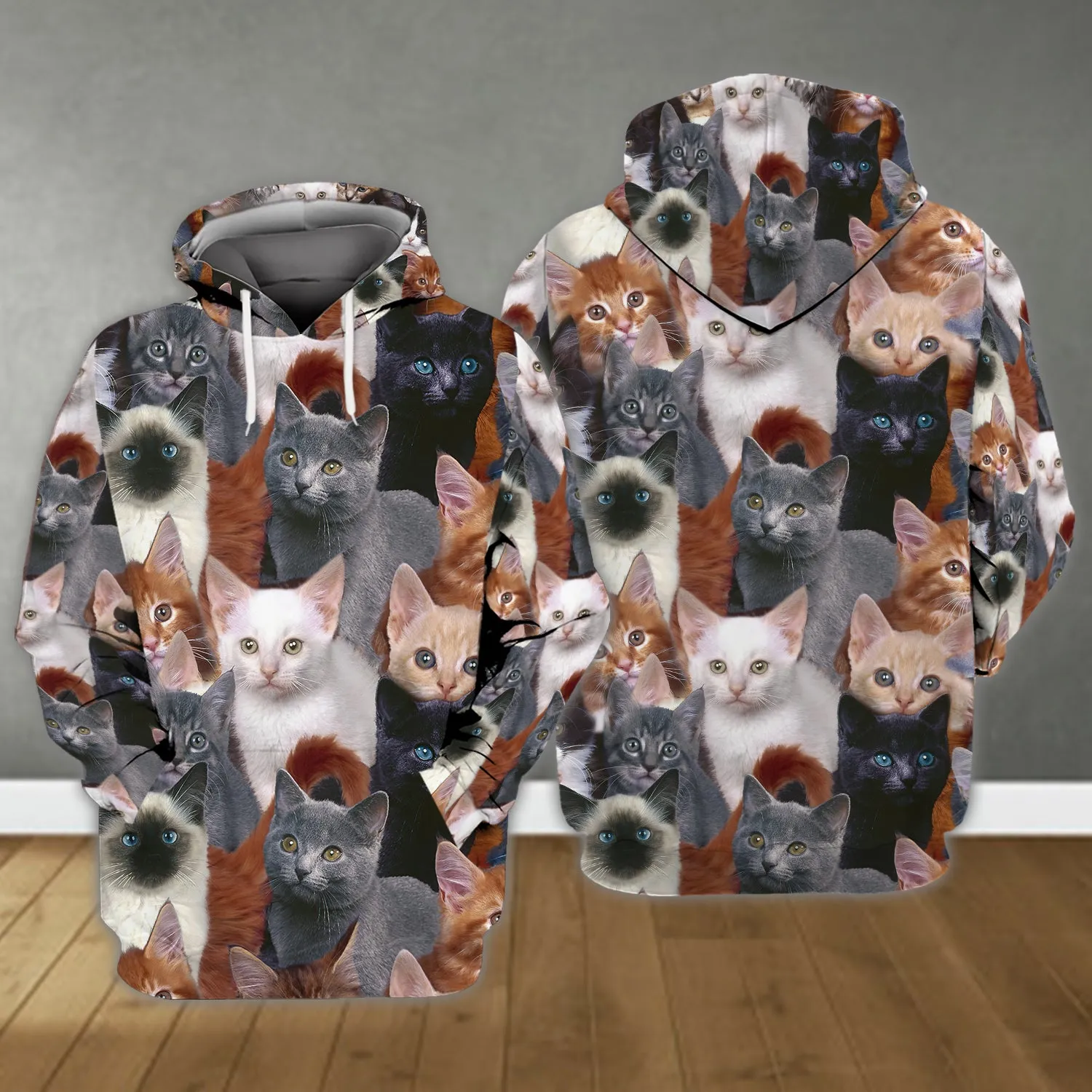 Cat Full 3D Full Print Shirts Cats Shirts