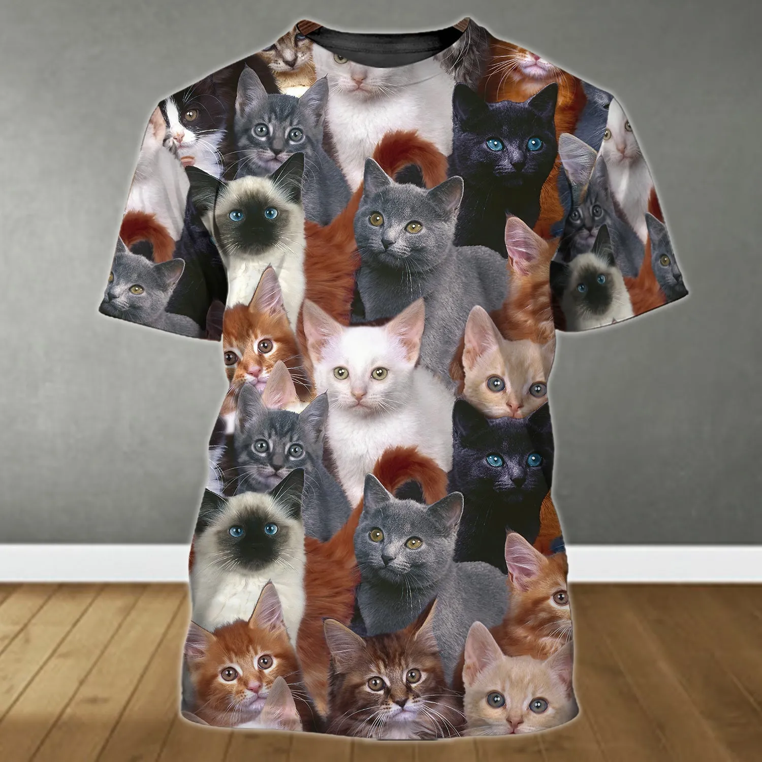 Cat Full 3D Full Print Shirts Cats Shirts