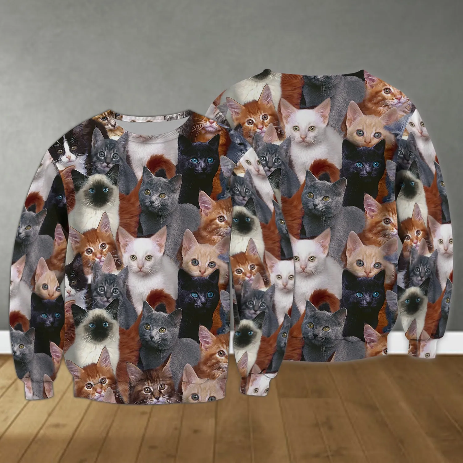 Cat Full 3D Full Print Shirts Cats Shirts