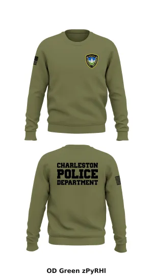 Charleston PD Store 1 Core Men's Crewneck Performance Sweatshirt - zPyRHl