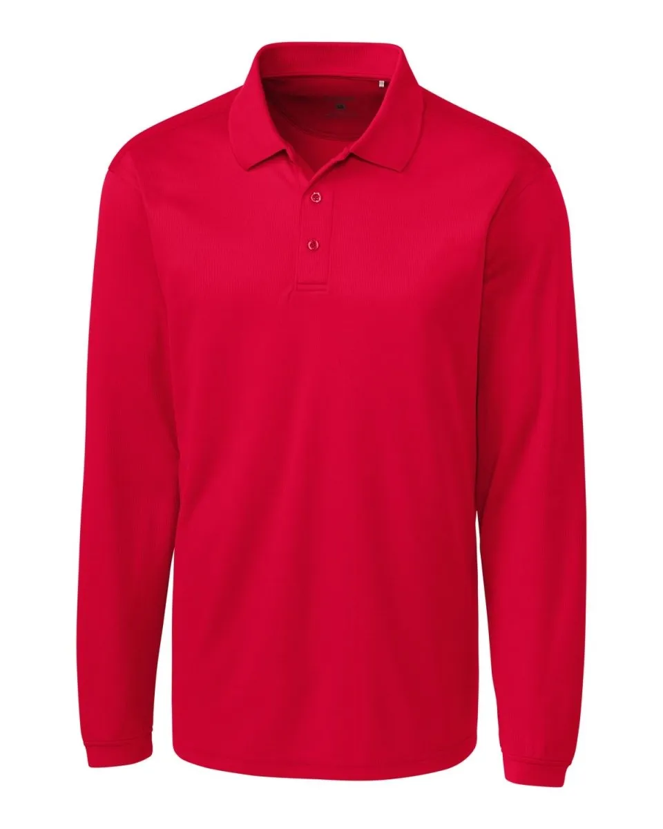 Clique Men's Ice Pique Long Sleeve Tech Polo