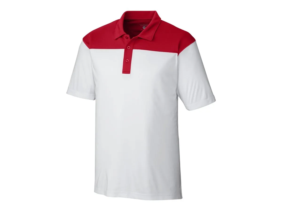 Clique Men's Parma Colorblock Tech Jersey Polo