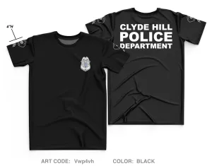 Clyde Hill Police Department Store 1 Core Men's SS Performance Tee - Vwp4vh