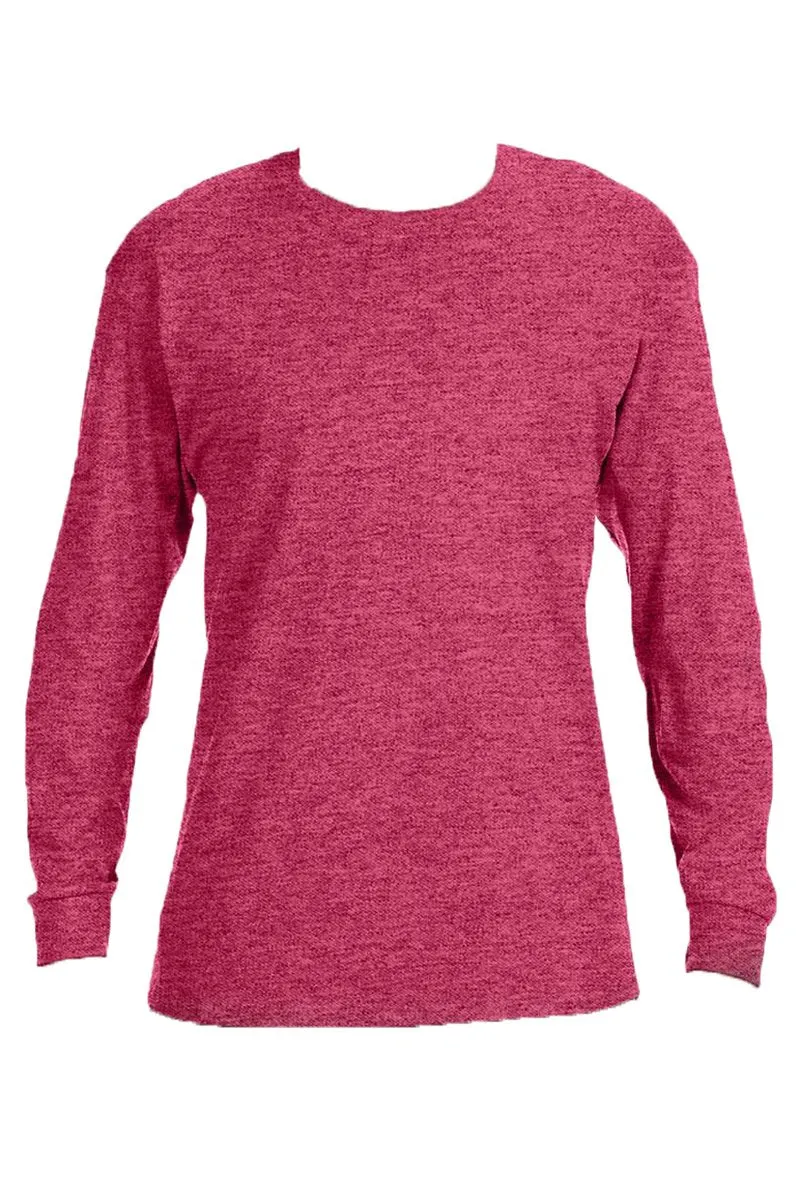 Come In That Dug Out #BASEBALLMOMLIFE Puff Vinyl Unisex Dri-Power Long-Sleeve 50/50 Tee