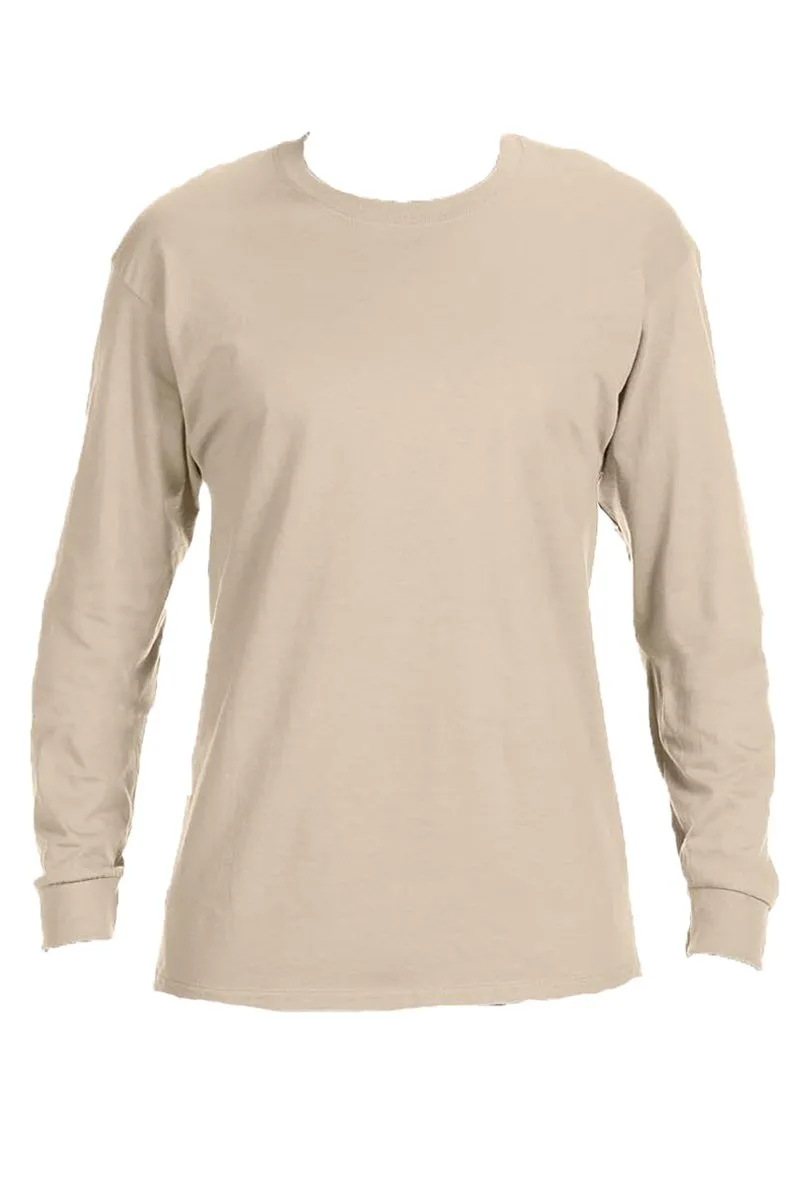 Come In That Dug Out #BASEBALLMOMLIFE Puff Vinyl Unisex Dri-Power Long-Sleeve 50/50 Tee