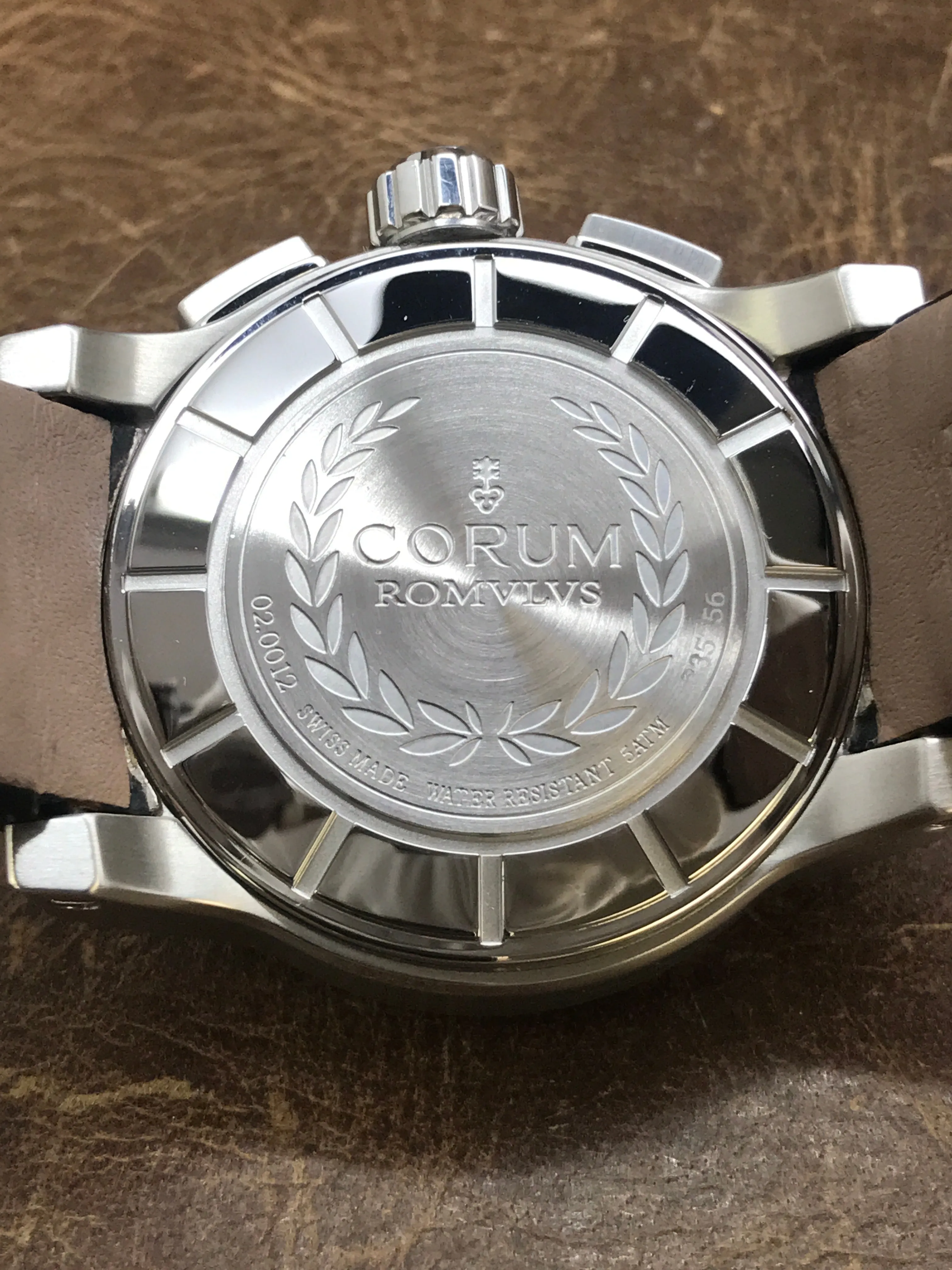 Corum Romvlvs 02.0012 Black Dial Automatic Men's Watch
