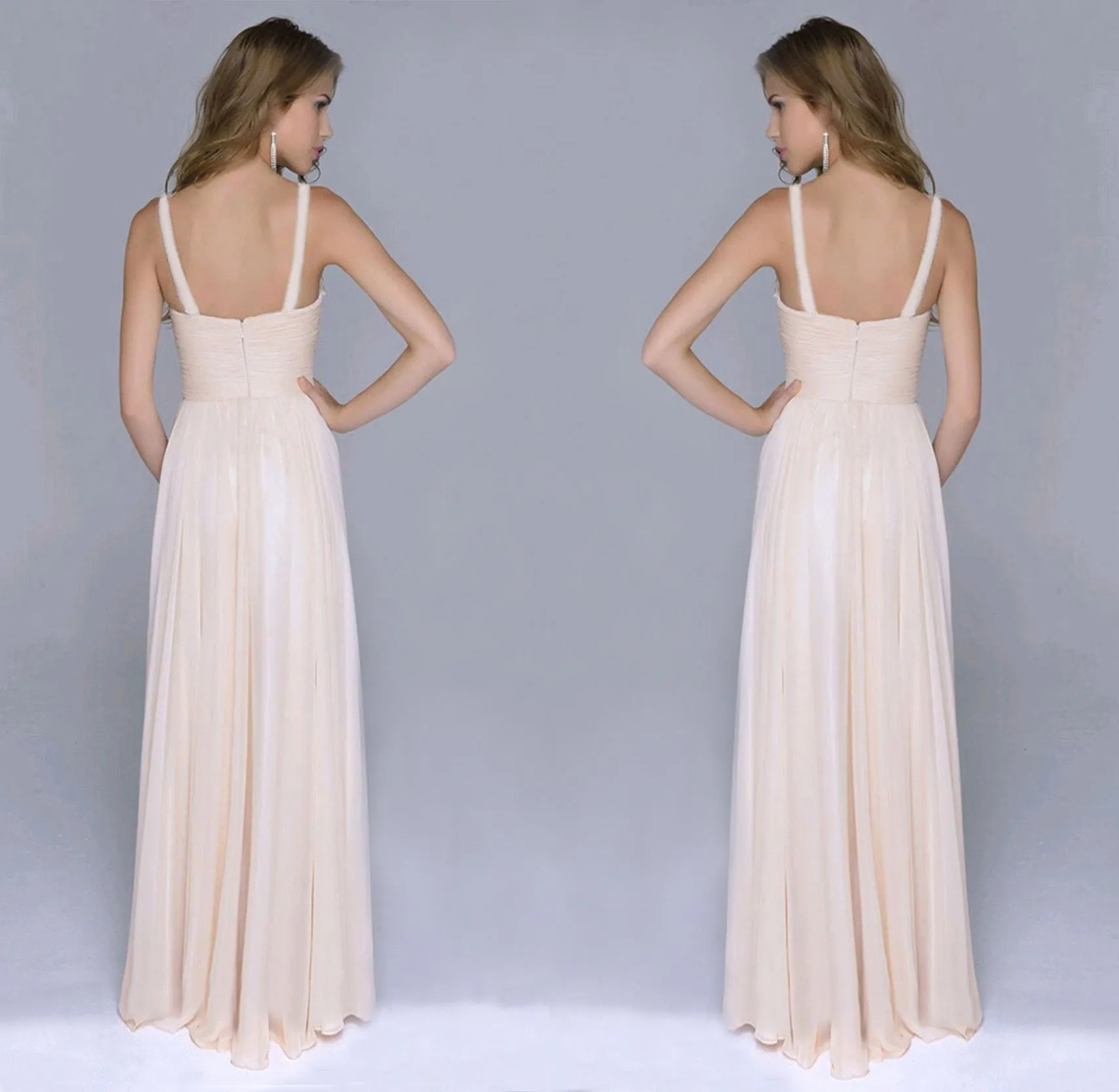 CREAMTOPMALL Muse temperament princess dress chiffon sequined suspender dress 2025 2025 trade popular women's clothing bridesmaids evening dress