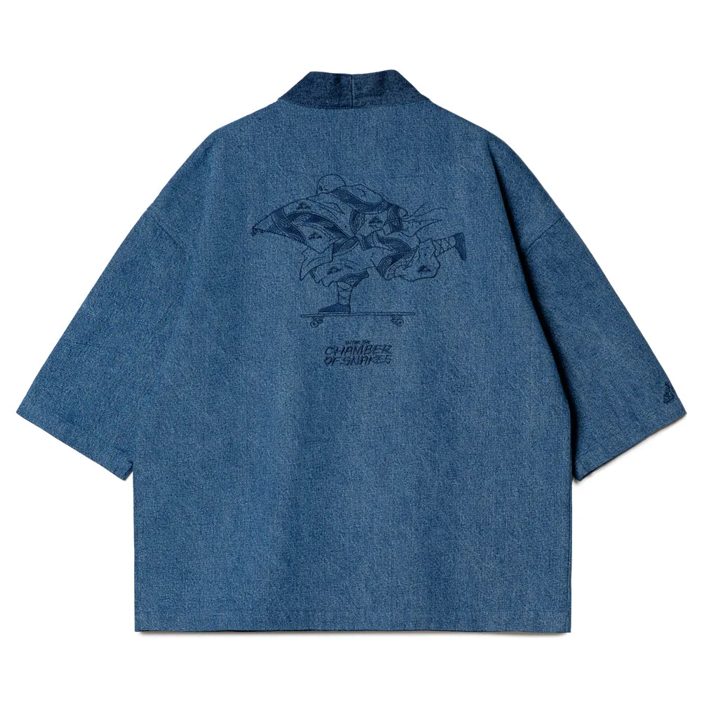 Crossover x Temple of Skate 'The Push' Kimono Jacket | Denim