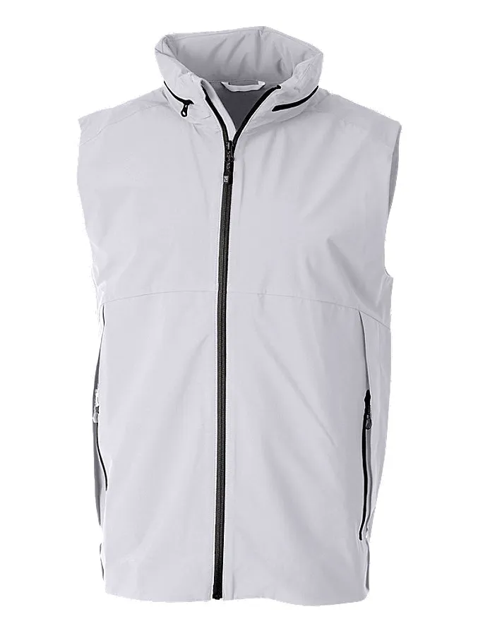 Cutter & Buck Mens Vapor Water Repellent Full Zip Rain Vest